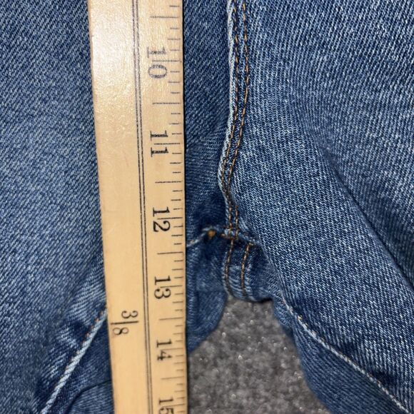 Good American Good Curve Jeans Womens Size 6 / 28 Blue Distressed Stretch - Picture 7 of 10